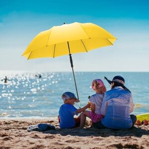 Reisparasol - balkon, strand of tuin - geel - Type FAR/AM