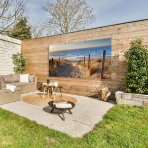 Tuinposter XXL - Strand - 200x100 cm - Type MUC/AM