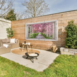Tuinposter XL - Tuin - 180x120 cm - Type MUC/AM