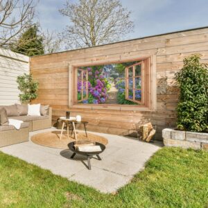 Tuinposter XXL - Tuin - 200x100 cm - Type MUC/AM