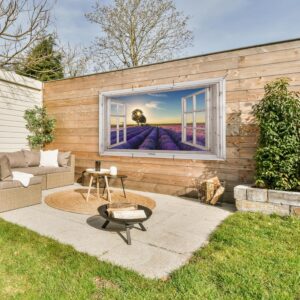 Tuinposter L - Tuin - 120x90 cm - Type MUC/AM