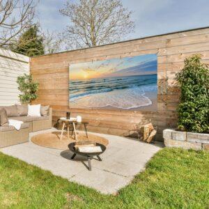 Tuinposter L - Strand - 120x90 cm - Type MUC/AM
