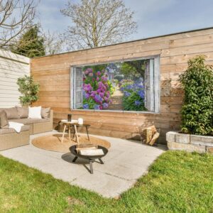 Tuinposter L - Tuin - 120x90 cm - Type MUC/AM