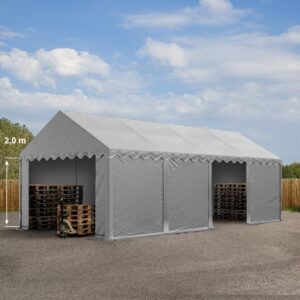 Opslagtent - Groot 800x400x200 cm - Groen - Type TOO/AM