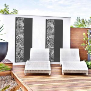 Decoratief Wandpaneel - 150x50 cm - Palm - Metaal - Type IDM/AM - Prijs per stuk