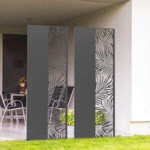 Decoratief paneel - 150x50 cm - Palm - Metaal - Type IDM/AM - Prijs per stuk