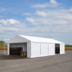 Opslagtent - Groot - 1000x500x200 cm - Wit - Type TOO/AM