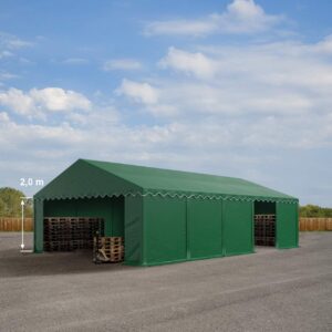 Opslagtent - Groot 1000x500x200 cm - Groen - Type TOO/AM