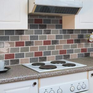 Plaktegels - 10 stuks - 30,5x30,5 cm - Baksteenrood - Prijs per 0.93 m² - Type DEW/AM