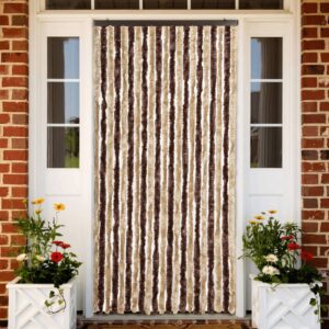 Vliegengordijn - 90x220 cm - beige en lichtbruin - Type VD
