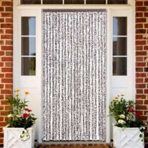 Vliegengordijn - 90x220 cm - bruin en beige - Type VD