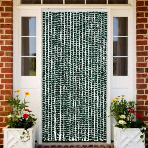 Vliegengordijn - 90x220 cm - groen en wit - Type VD