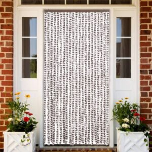 Vliegengordijn - 90x220 cm - taupe en wit - Type VD
