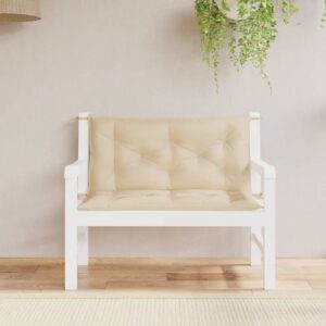 Tuinbank kussen set 2 st - 100x50x7 cm - oxford stof - beige - Type VD