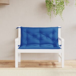 Tuinbank kussen set 2 st - 100x50x7 cm - oxford stof - blauw - Type VD