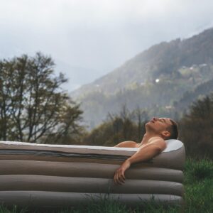 IJsbad Royale - Opvouwbaar - Taupe - 156 cm - max. 255 ltr - Type TUB/BLC