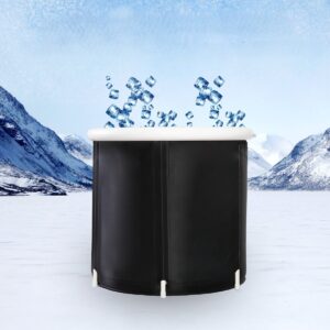 IJsbad - Opblaasbaar - Zwart - 75x75 cm - max. 180 ltr - Type AYO/BLC