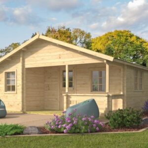 Tuinwoning Yfke - 4 kamerwoning - 600x800 cm - onbehandeld