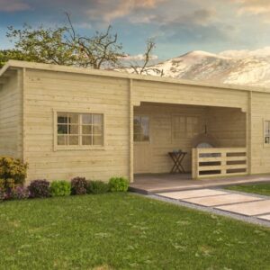 Tuinwoning Kiara - 6 kamerwoning - 1064x795 cm - onbehandeld