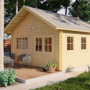 Tuinwoning Maxime - 3 kamerwoning - 490x530 cm - onbehandeld