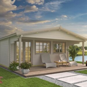 Tuinwoning Dana - 3 kamerwoning - 600x600 cm - geïmpregneerd