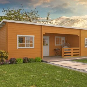 Tuinwoning Kiara - 6 kamerwoning - 1064x795 cm - geïmpregneerd