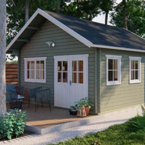 Tuinwoning Maxime - 3 kamerwoning - 490x530 cm - geïmpregneerd