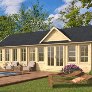 Tuinwoning Joy - 2 kamerwoning - 930x400 cm - onbehandeld