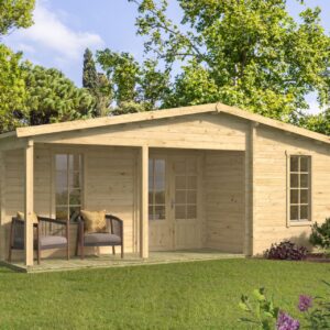Tuinwoning Lexi - 3 kamerwoning - 730x500 cm - onbehandeld