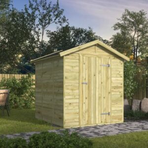 Tuinhuis Claire - groen geïmpregneerd - 187X182 cm