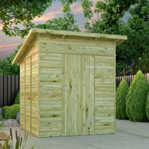 Tuinhuis Simon - groen geïmpregneerd - 204X197 cm