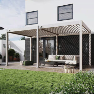 Overkapping  Deluxe - 360x720 cm - Kiezelgrijs