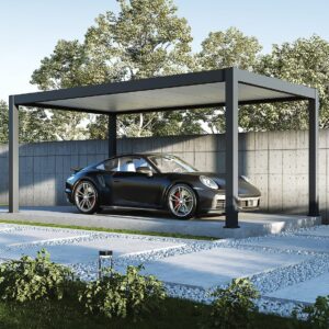 Carport - 300x530 cm - Antraciet