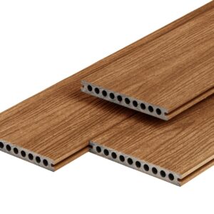 Vlonderplank Composiet - Teak - 2,3x21x500 cm - PuraShield - fijne houtnerf - Prijs per m²