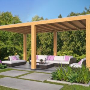 Overkapping - DHZ - Sluis - 600x313 cm - geïmpregneerd