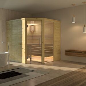 Binnen Sauna Turijn - 206X206 cm