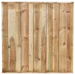 Tuinscherm - Mechelen - 180x180 cm - 11 Planks - Grenen Geïmpregneerd