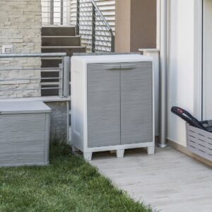 Opbergkast Woody XL - Kunststof - Laag