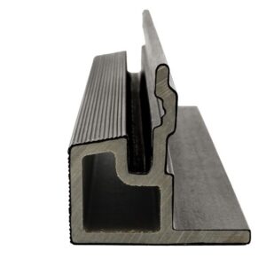 Gevelbekleding Composiet - PuraTech Eindprofiel - Dark Grey - 5,8x5,8x290 cm
