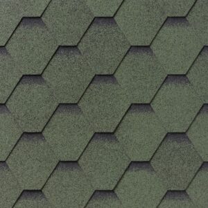 Dakshingles - Hexagonaal groen