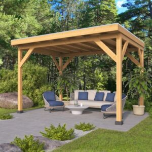 Overkapping - DHZ - Middelburg - 400x330 cm - geïmpregneerd