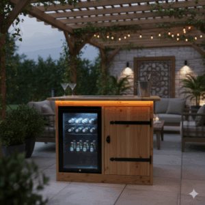 Buitenkeuken Louisiana - 70 Liter Koelkast - Douglas Hout