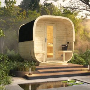 Sauna Cube - 280 cm - 38 mm - onbehandeld vuren
