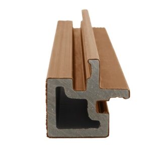 Gevelbekleding Composiet - PuraTech Hoekprofiel - Teak - 6,7x6,7x290 cm