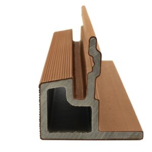 Gevelbekleding Composiet - PuraTech Eindprofiel - Teak - 5,8x5,8x290 cm