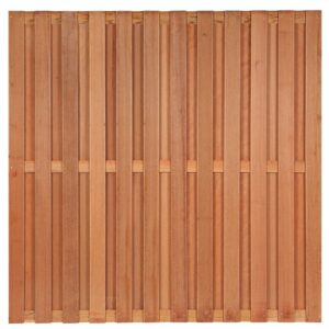 Tuinscherm - Elst - 180x180 cm - 23 Planks - Hardhout