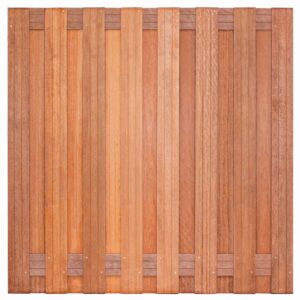 Tuinscherm - Lokeren - 180x180 cm - 15 Planks - Hardhout