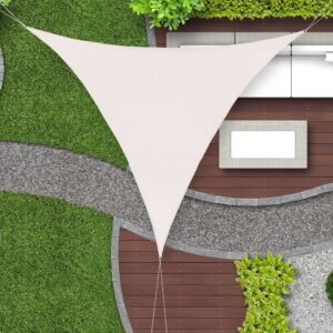 Schaduwdoek driehoek - 200x200x200 cm - wit