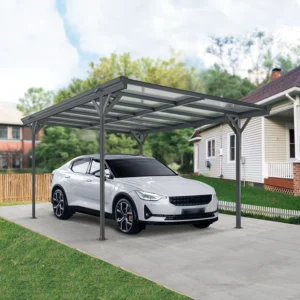 Carport - Platdak - 500x300 cm - Aluminium