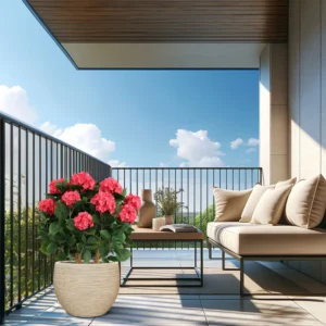 Hortensia Deluxe Kunstplant - 80 cm - Cerise - UV bestendig